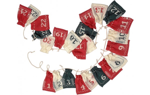 Knit Norwegian advent calendar