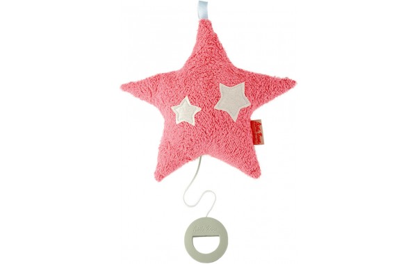 Organic hanging pink musical star