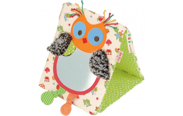 Alba owl activity toy with mirror