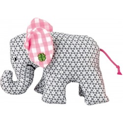 Gray pattern mini elephant