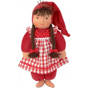 Red Waldorf sweetheart doll