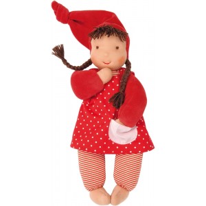 Red Schatzi Waldorf doll