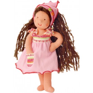 Mini It's Me Waldorf doll with brown hair