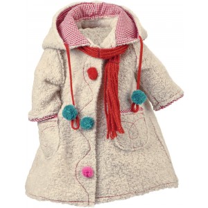 Lolle winter coat and scarf
