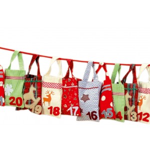 Numbered sacks advent calendar