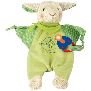 Lamb Endivio pacifier towel doll