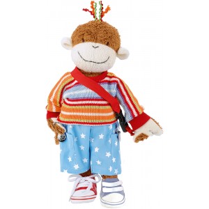 Cara Mello monkey dressing doll