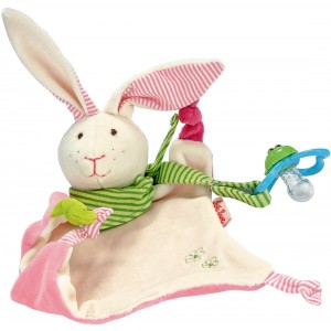 Bunny pacifier towel doll