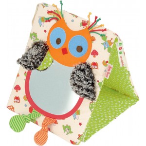 Alba owl activity toy with mirror