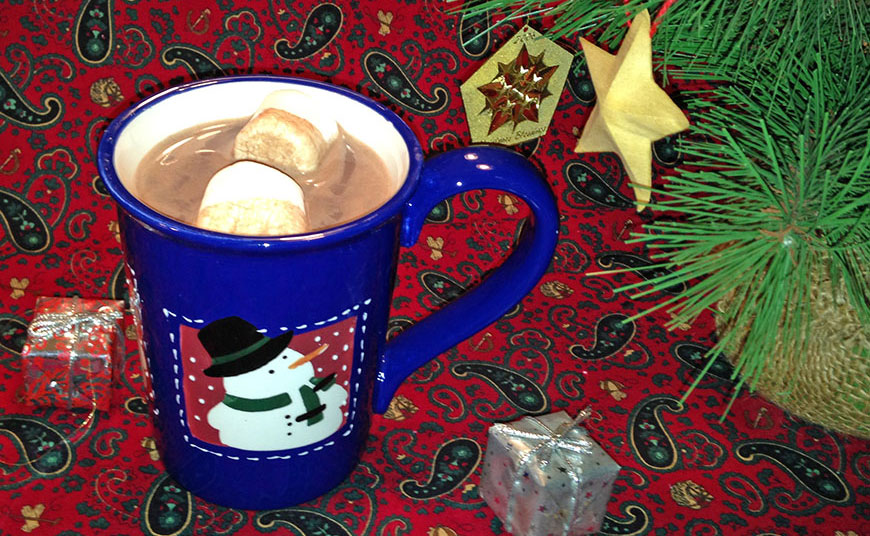 Advent activity hot chocolate