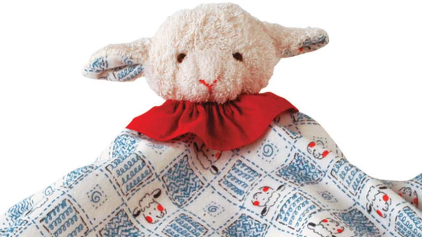 Classic Lamb Towel Doll