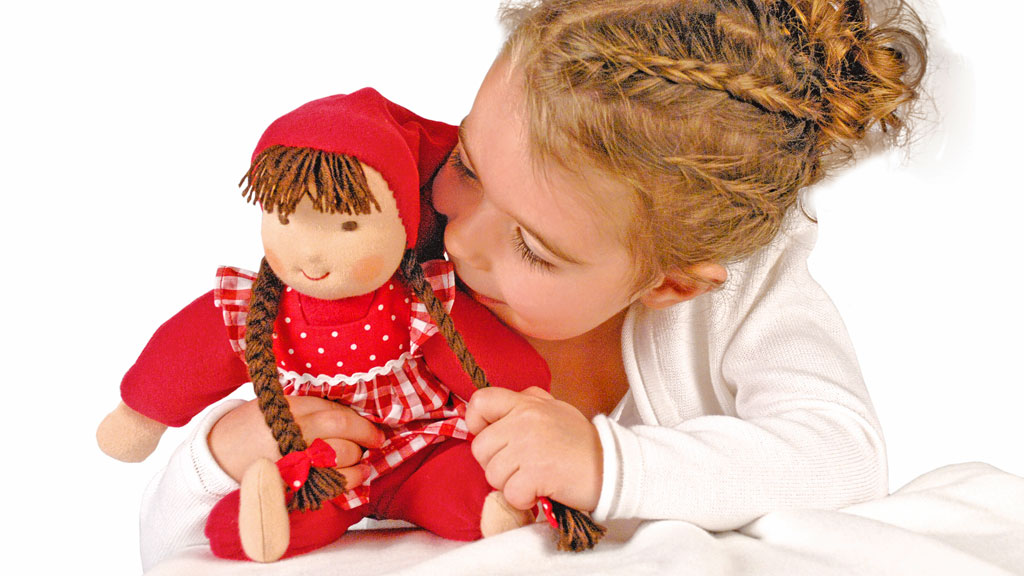 Waldorf doll play