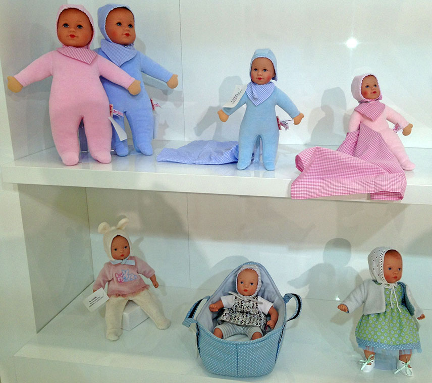 Puppa and mini Minouche dolls